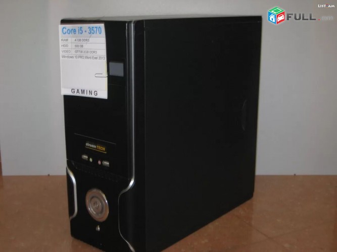 Համակարգիչ Dual Core G 630 RAM4GB DDR3 HDD 500GB GT220 PC 