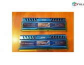 խաղային ռամ Patriot DDR3 8 GB (2 x 4 GB) 1600MHz xaxayin ram զույգով DDR 3 ozu