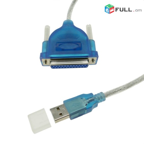 Printer Cable converter from USB to parallel port A male to DB25 female конвертер