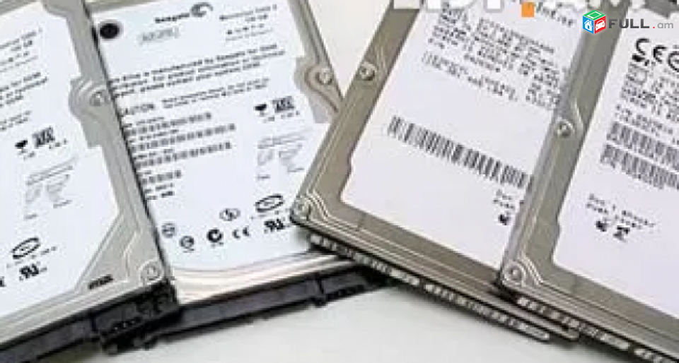 1TB, 2TB 750GB, 500GB, 320GB, 250GB, 160GB, 120GB, 80GB, 60GB, 40GB * HDD * Hard
