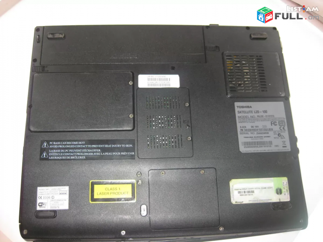 TOSHIBA SATELLITE L20-100 Նոթբուքի պահեստամասեր ZAPCHAST plata petli ekran notebook
