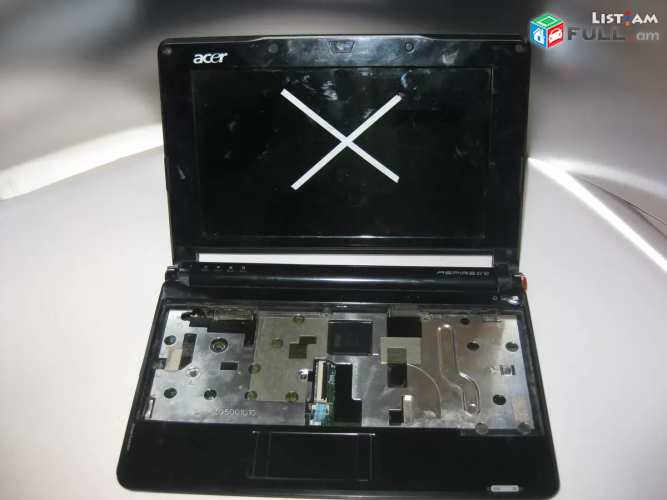 Acer Aspire One ZG5 Նեթբուքի պահեստամասեր ZAPCHAST plata petli ekran netbuk