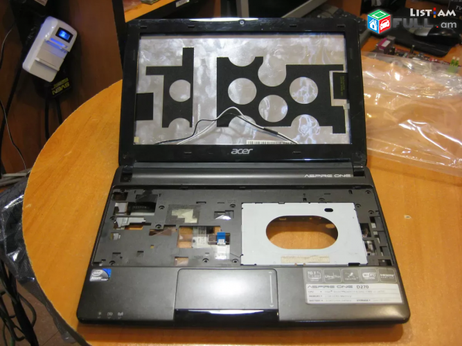 ACER ASPIRE ONE D270 Նեթբուքի պահեստամասեր ZAPCHAST plata petli ekran netbuk 