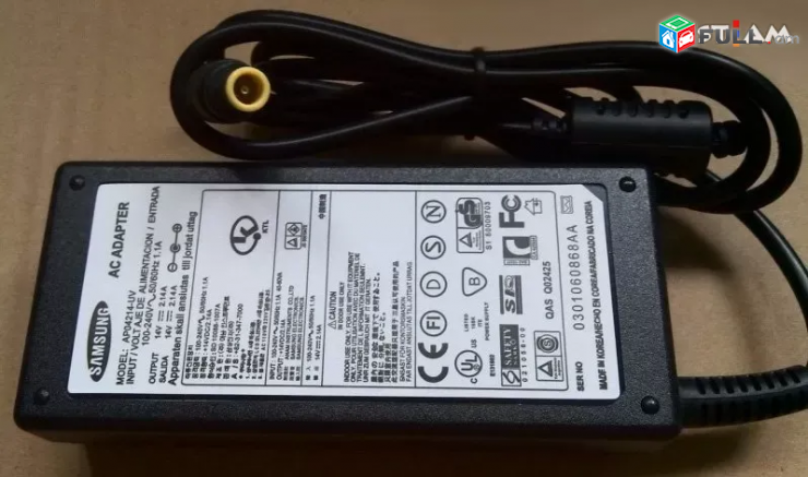14V 2.14A և 3.0A Adapter for Samsung Monitor LED - blok pitani 14V ասեղիկով