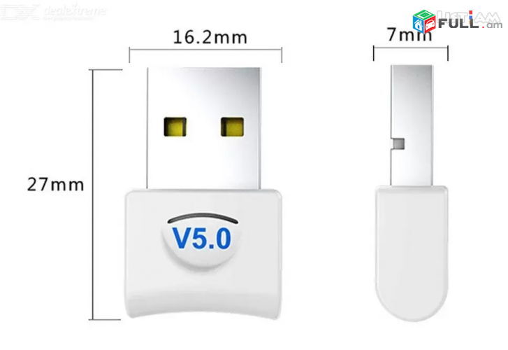 Bluetooth V5.0 USB ադապտեր, անլար WiFi աուդիո ստացող հաղորդիչ adapter Wi-Fi 