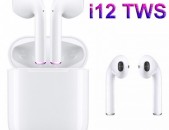i12 TWS անլար ականջակալ earphones նաուշնիկ наушники