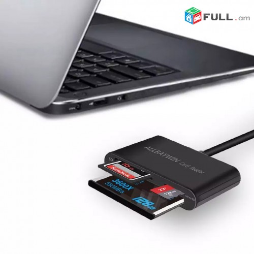 USB3.0 Քարտրիդեր Card Reader գերազանց վիճակ հիանալի սարք ձեր համակարգչի համար
