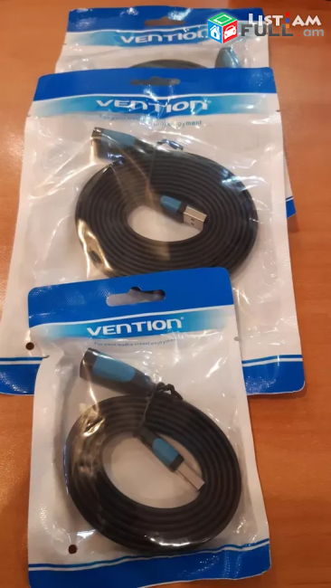 Vention cable USB 3 (mama papa) 1m 2m 3m կաբել PC notebook պրինտեր ՕՐԻԳԻՆԱԼ