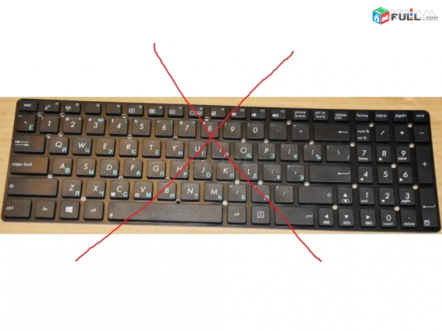 Asus K52 K53 K54 K55 N50 (փայլուն շրջանակով) նոթբուքի պահեստամաս part