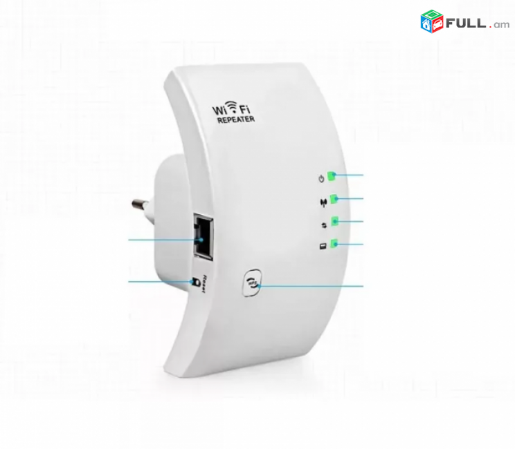 Easyidea Беспроводной усилитель wifi 300 Мбит / с сети WiFi сигнала Extender