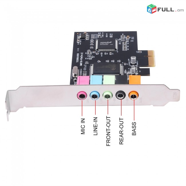 PCI-E Sound Card 5.1CH 5.1 CMI8738 Audio համակարգչի Ձայնային աուդիո քարտ звуковая карта