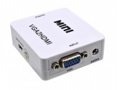 VGA to HDMI VGA2HDMI + AUDIO + Power - Переходник Конвертер Ադապտեր adapter VGA2