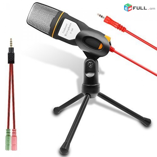 Microphone Fio Condensador Sf-666 միկրոֆոն պրոֆեսիոնալ bloker YouTube TikTok Facebook online, դասավանդում
