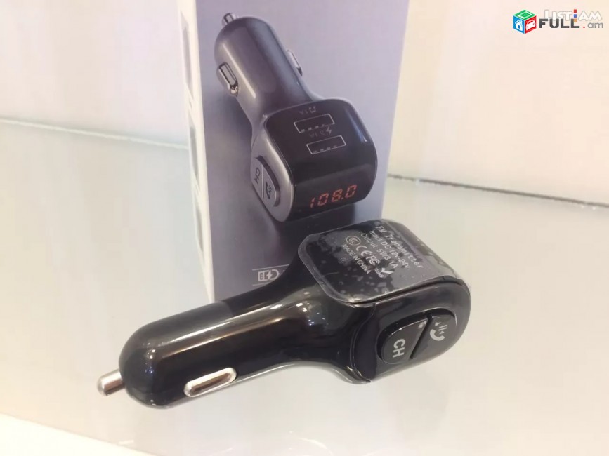 FM Transmitter A01 Car Kit FM Transmitter voice calls SD card avtoi mag ավտյի մա