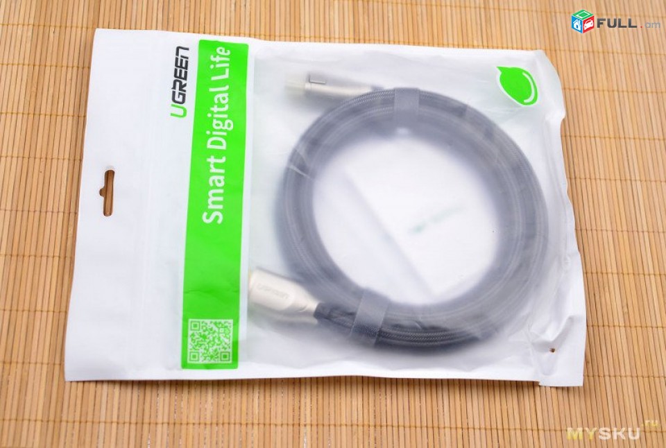 Ugreen Cable DP to DP 8K 4K 1,4 144Hz 165Hz 32,4 Gbps HDR DisplayPort Display Port Cable մալուխ դիդպլեյ պորտ