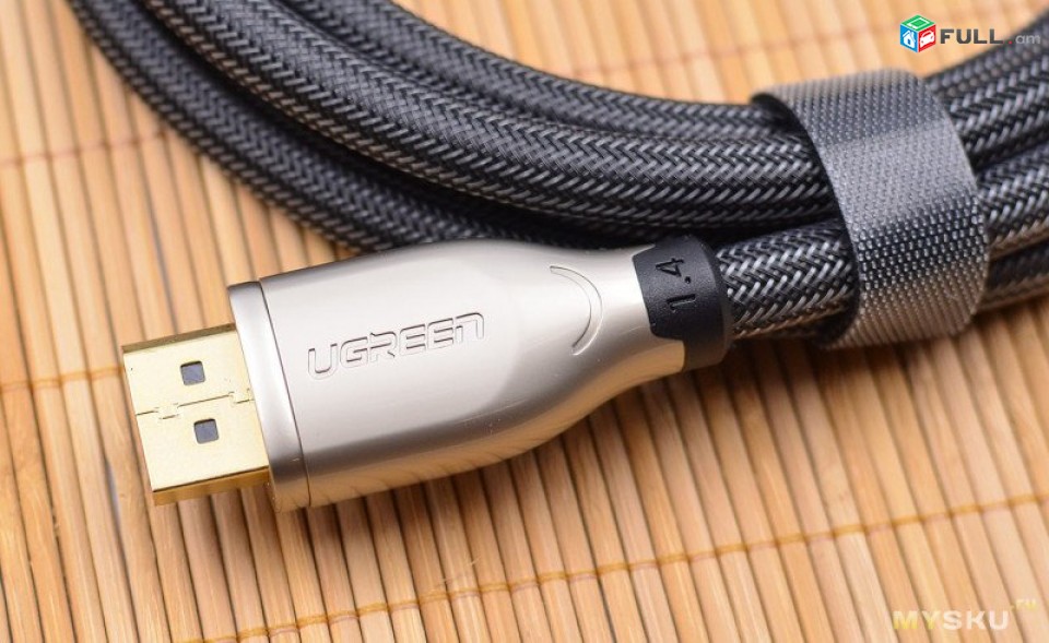 Ugreen Cable DP to DP 8K 4K 1,4 144Hz 165Hz 32,4 Gbps HDR DisplayPort Display Port Cable մալուխ դիդպլեյ պորտ