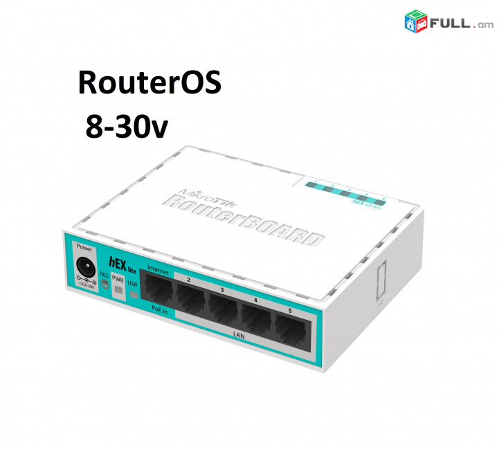 MikroTik RB750Gr3 Routerboard hEX series ցանցային պրոֆեսիոնալ գիգաբիթ Switch 5 port свитч порт
