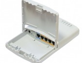 MikroTik RB750P-PBr2 PowerBox 650MHz CPU 64MB RAM 5xPoE out 4 ports, RouterOS L4 Routerboard Router