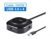 USB 3.0 և 2.0 HUB 4 PORT հաբ կոմպակտ switch концентратор ХАБ