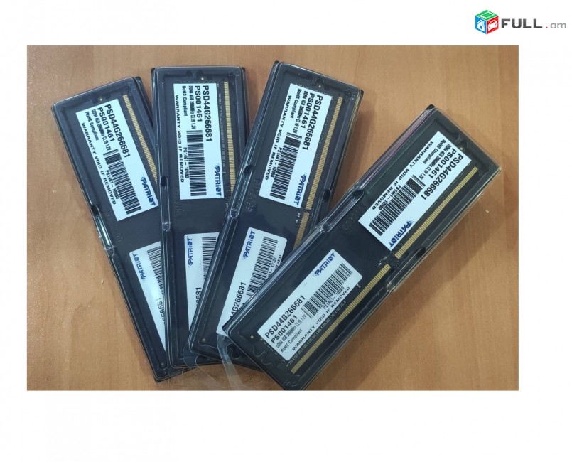 DDR4 4GB 2666MHz CL19 1.2V Patriot Օպերատիվ հիշողություն Оперативная память Hades Memory PC RAM