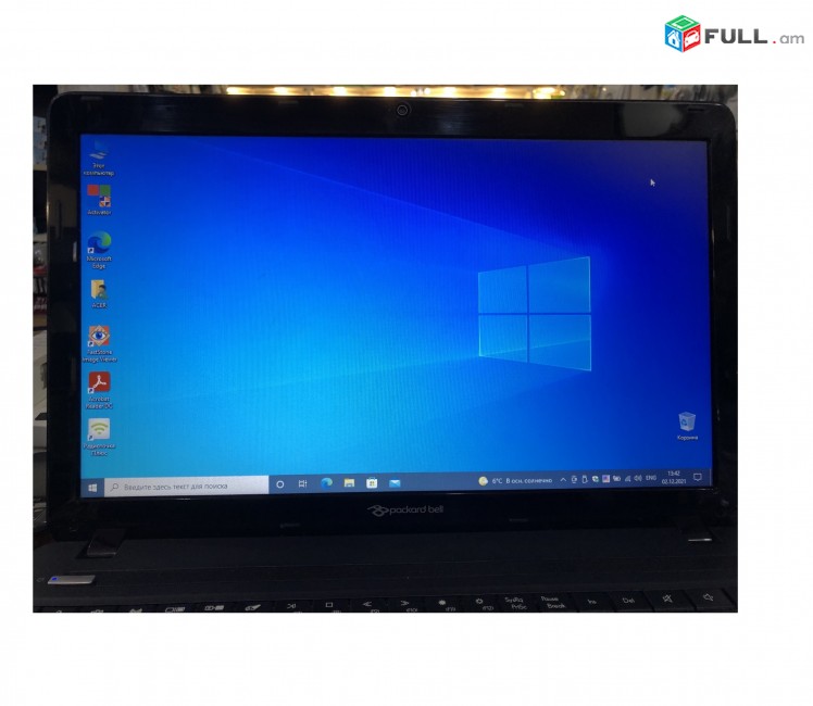 Նոութբուք 15.6" Packard Bell Ente11HC Notebook RAM 4GB HDD 500GB Windows 10Pro нотбук