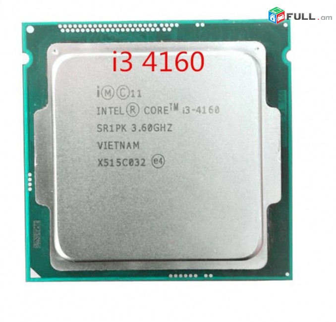 4րդ Սերնդի Լավ Core I3 Պրոցեսորներ Processor I3 4130, I3 4150, I3 4160, Socket 1150 4th Gen անթերի վիճակում
