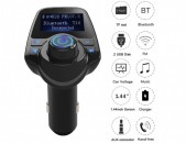 Մեքենայի լիցքավորիչ ադապտեր Универсальный 5V 2.1A, T11 автомобильный Bluetooth MP3 Hands-free Dual USB адаптер
