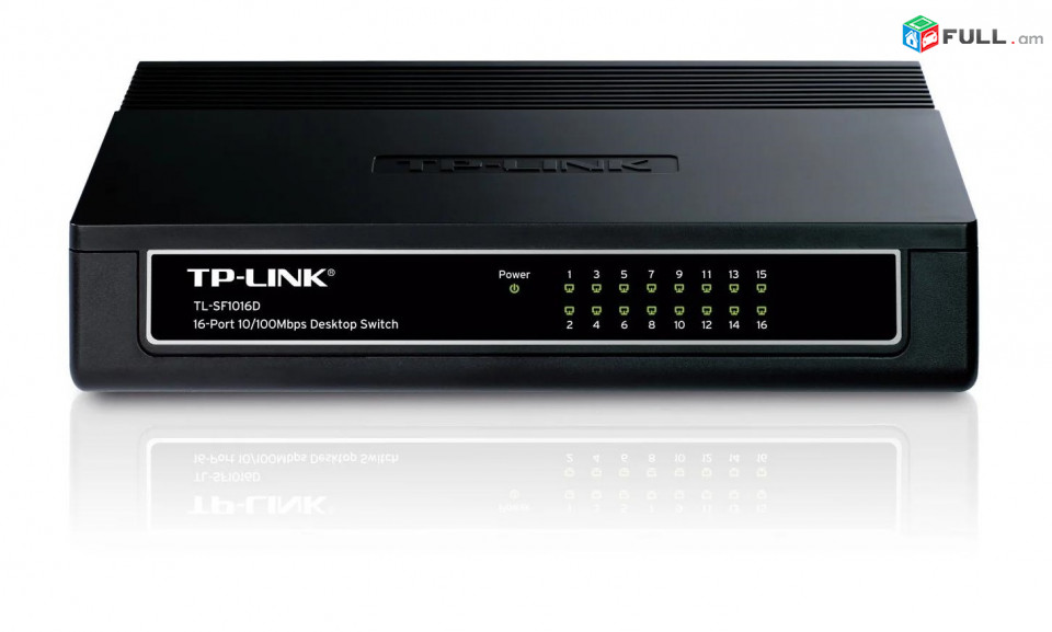Коммутатор TP-LINK 16 Port Desktop Switch Ցանցային սարք 16 պորտ свич 16 порт