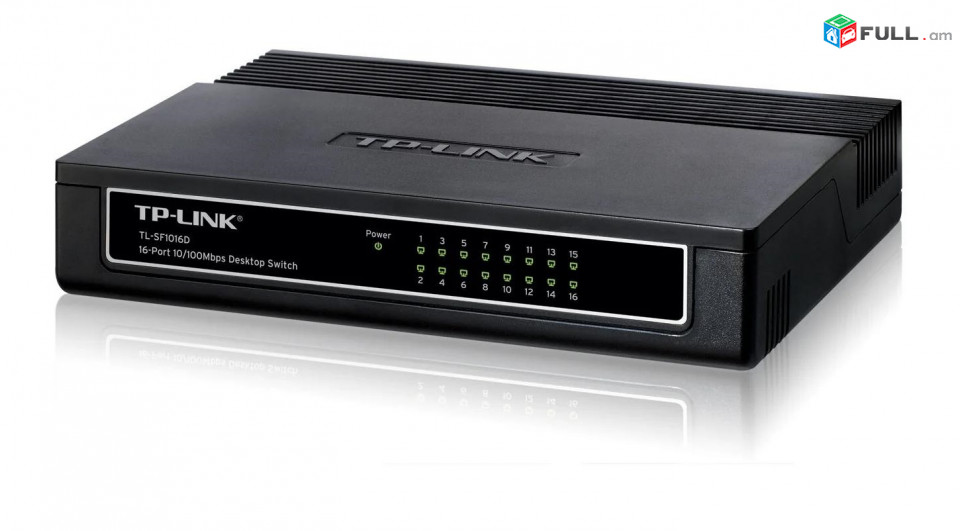 Коммутатор TP-LINK 16 Port Desktop Switch Ցանցային սարք 16 պորտ свич 16 порт