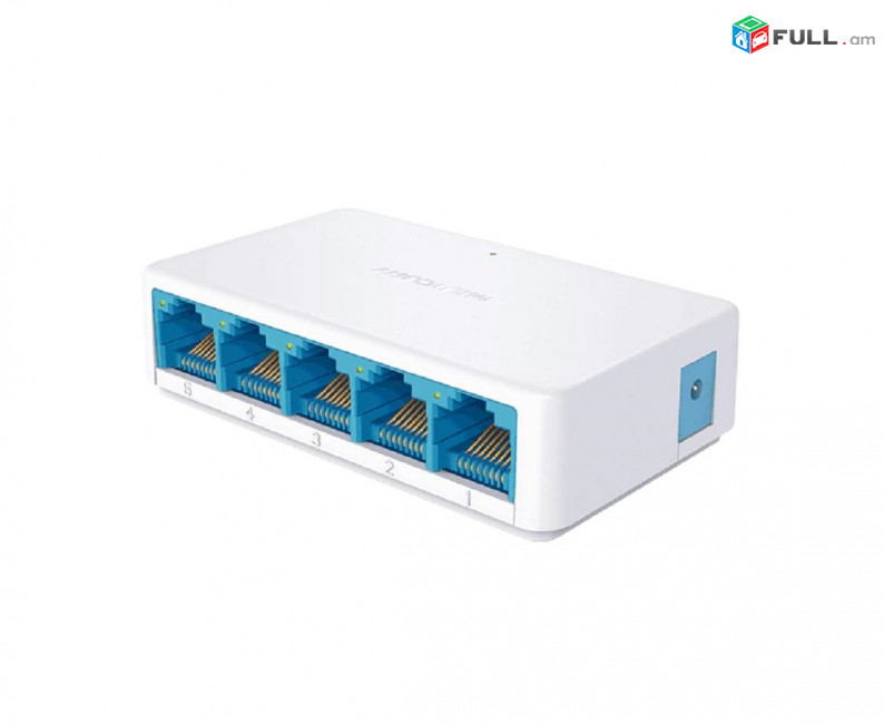 Switch 5 port 1000Mbps Mercury Gigabit 10 / 100 / 1000 Мбит / с սվիչ 10Gbps