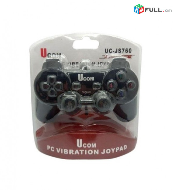 Ucom PC Vibration Joypad UC-JS760 Вибрационный джойстик Ջոյսթիկ Joystick for playstation