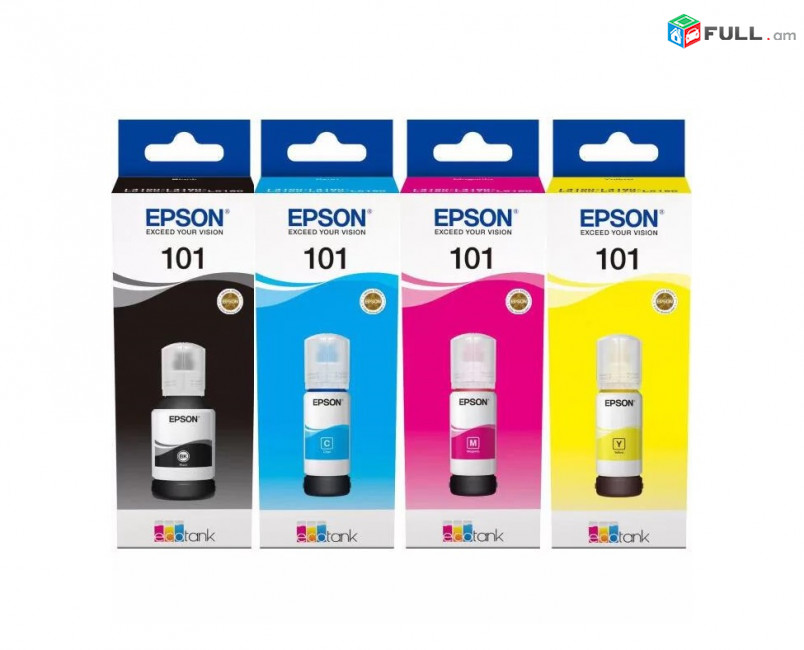 Чернила Epson 101 для L4150 L4160 L6160 L6170 L6190 L14150 C13T03V Картридж թանաք ներկ Cartridge