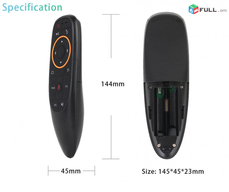 SMART վահանակ գիռասկոպով air remote control mouse + gyroscope Пульт-аэромышь с гироскопом