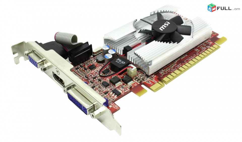 Videocard MSI GeForce GT520 1GB 64bit SDDR3 Graphic Card Графическая Видеокарта Վիդեո քարդ