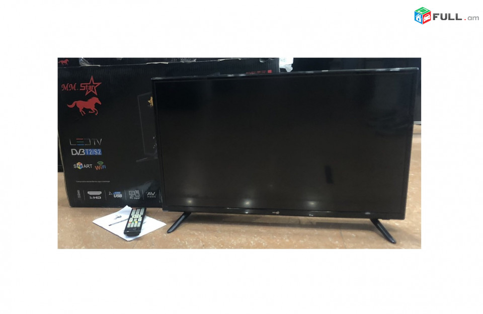 TV MM Star 32" WiFi Smart Full HD 1080 LED  1366 x 768 T2 S2 Հեռուստացույց  Телевизор