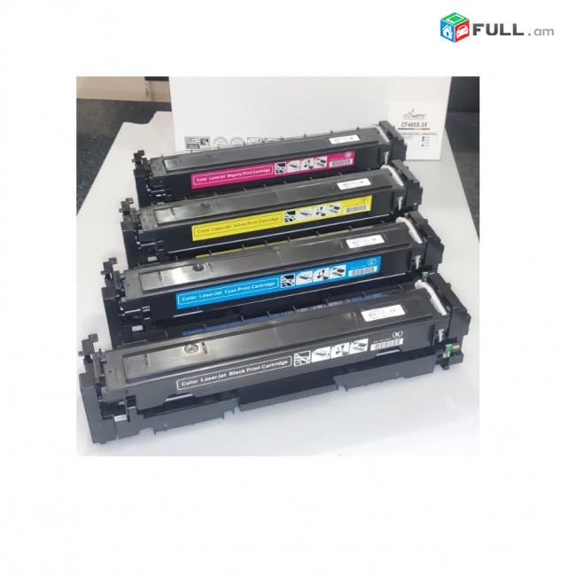 HP 201A 201X CF400X CF400A Cartridge color քարտրիջ картридж թանաք ներկ սև գունավոր