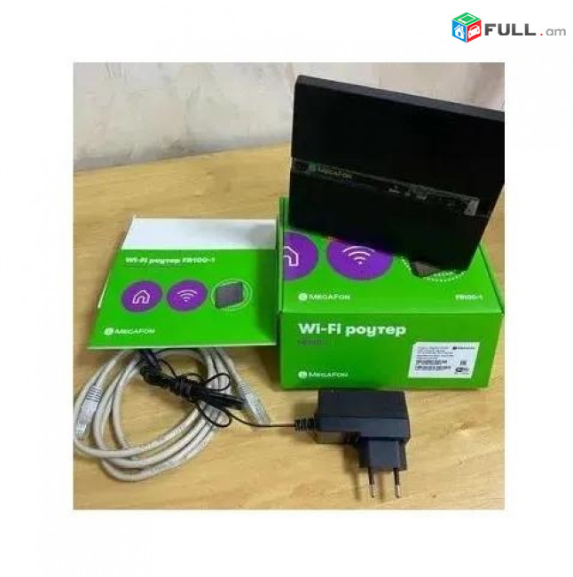 WiFi Router Megafon FR100-1 2,4Ghz роутер Ցանցային սարքեր 100mg/s Ռոութեր 4 LAN port