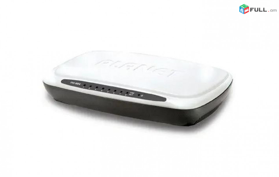 SW-804 Planet 8-портовый коммутатор Անջատիչ Ցանցային սարք Switch 8 Port Lan