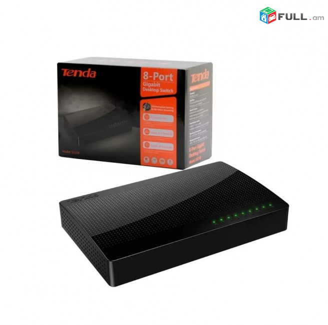 Gigabit Switch 8 Port Tenda SG108 internet սվիչ свитч գիգաբիթանոց ցանցային անջատ