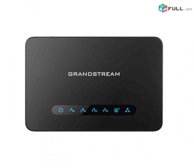 Հեռախոսային ազդանշանի փոխակերպիչ Grandstream HT-814 FXS Gigabit Ethernet аналоговый телефонный адаптер