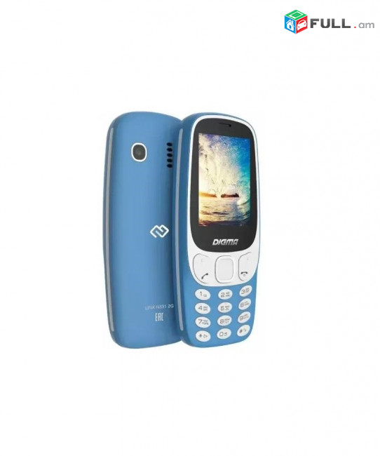 DIGMA LINX N331 2G Բջջային հեռախոս 2sim card 32MB սիմ քարդ Radio Bluetooth телефон
