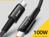 Essager USB C To Type C Cable PD100W Fast Charge Mobile Cell Phone Charging Cord Wire For Xiaomi Samsung Huawei Macbook iPad