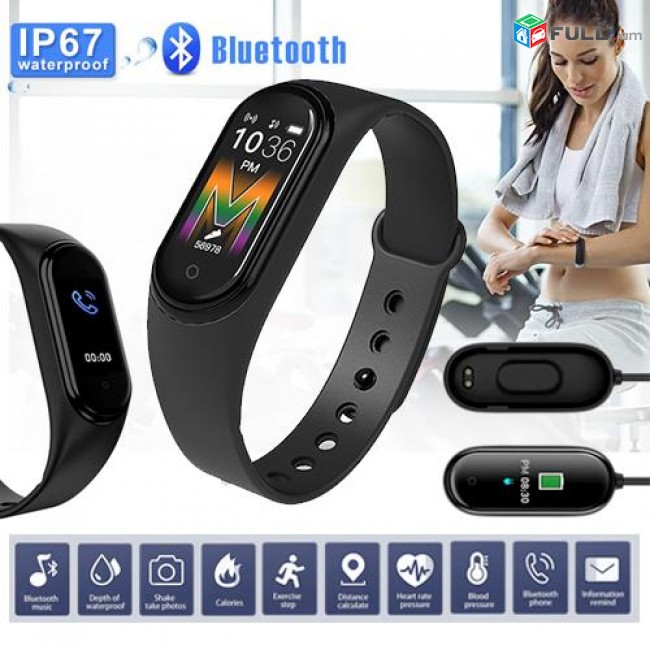 Ֆիտնես Ժամացույց M5 SMART BAND, smart watch, band, smart jam, jamacuyc, սմարթ ժամացույց, smart band