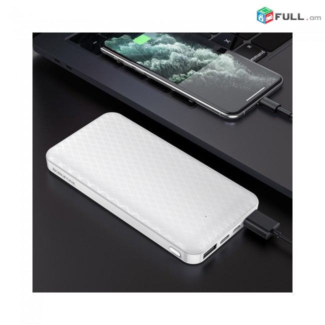 հեռախոսի Լիցքավորիչ Power Bank BOROFONE BJ3 10000mAh, power bank pover bank, արտաքին լիցքավորիչ, artaqin licqavorich, 
