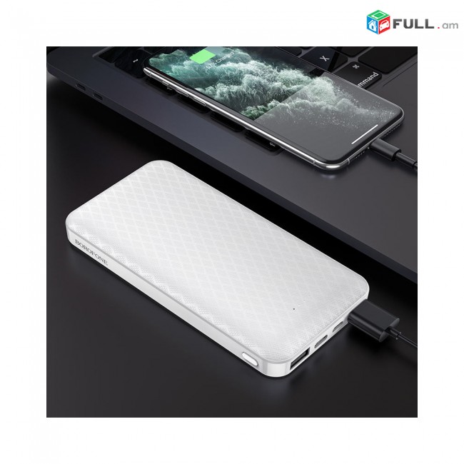 հեռախոսի Լիցքավորիչ Power Bank BOROFONE BJ3 10000mAh, power bank pover bank, արտաքին լիցքավորիչ, artaqin licqavorich, 