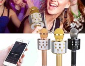 Անլար միկրոֆոն-բարձրախոս WS-858L, ws 858 microphone karaoke, կառաոկե, mikrafon, microphone, միկրաֆոն, միկռօֆօն, միկրաֆոն, ws858l, ,
