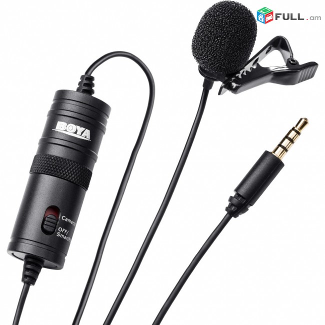 BOYA M1 Պրոֆեսիոնալ միկրոֆոն, boya by-m1, microphone, միկրաֆոն, mikrafon, microphone,