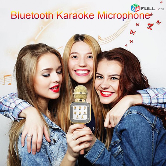 Անլար միկրոֆոն-բարձրախոս WS-1818, ws 1818 microphone karaoke, mikrafon karaoke,կառաոկե, mikrafon, microphone, kid mocrophone