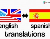 Իսպաներեն թարգմանություն, Испанский перевод, Spanish translation, Ispaneren targmanutyun․