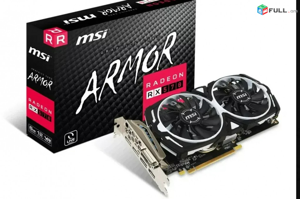 MSI Armor AMD RX 570 8 GB GDDR5 256 bit Video Card Видеокарта АМД